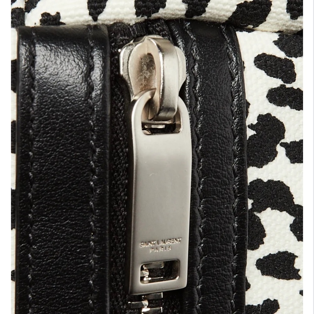 SAINT LAURENT YSL SID TIGER MESSENGER SHOULDER BAG SATCHEL AUTHENTIC - Picture 8 of 11